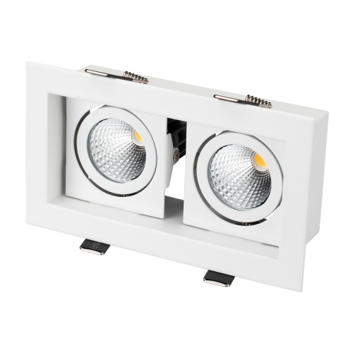 Светильник CL-KARDAN-S180x102-2x9W Warm (WH, 38 deg) (Arlight, IP20 Металл, 3 года) в Кадникове фото 9