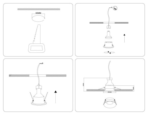Встраиваемый светильник Ambrella Light TN TN11323 в Нижнем Новгороде фото 2
