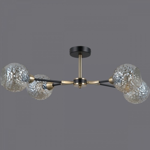 Люстра на штанге ILLUMICO  IL0253-4CSQ-79 BK AB в Нижнем Новгороде фото 5