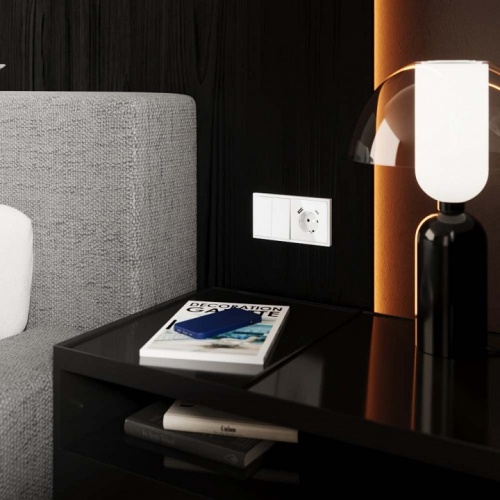 Переключатель перекрестный двухклавишный без рамки Voltum S70 VLS020501 в Нижнем Новгороде фото 2