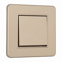 Выключатель одноклавишный Arte Milano SET16-1 SET16-1-30-1 shampan в Нижнем Новгороде