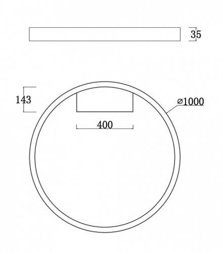 Накладной светильник Maytoni Rim MOD058CL-L65B4K в Армавире фото 2