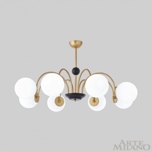 Люстра на штанге Arte Milano AM-Napoli 312066/D940/8 BS/BK в Нижнем Новгороде фото 9