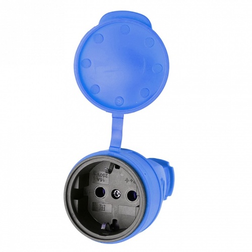 Розетка переносная разборная с заземлением и крышкой Stekker Одри 39196 в Нижнем Новгороде фото 8