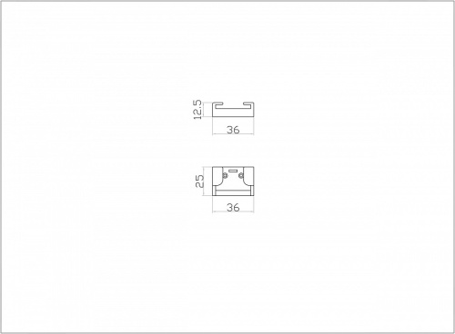 Заглушка для трека-ремня Denkirs BELTY BASE TR5519-BK в Нижнем Новгороде фото 2