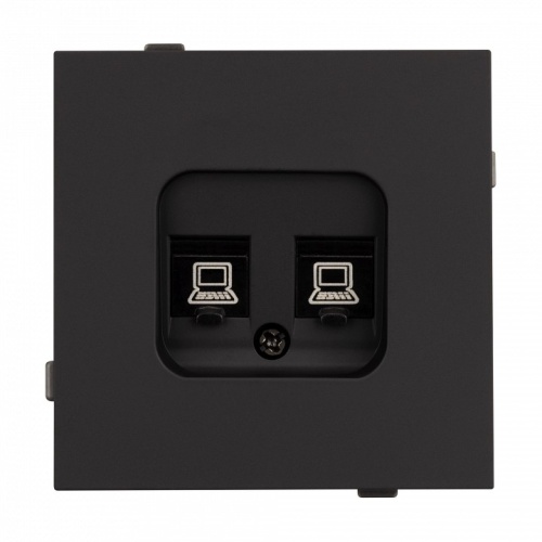 Розетка двойная Ethernet RJ-45 и со шторками, без рамки Arlight SCT-TENDO 054595 в Нижнем Новгороде фото 2