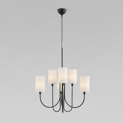 Подвесная люстра Eurosvet Abbey 60164/6 черный в Нижнем Новгороде фото 4