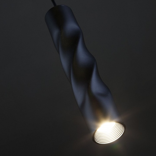 Подвесной светильник Eurosvet Scroll 50136/1 LED черный 5W в Саратове фото 3