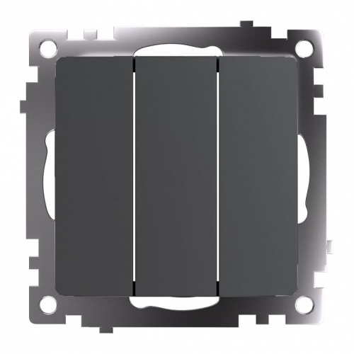 Выключатель трехклавишный без рамки Stekker Катрин 49415 в Нижнем Новгороде фото 8