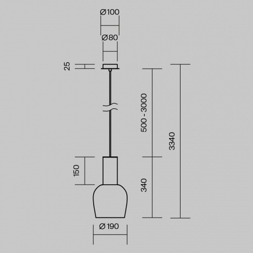 Подвесной светильник Maytoni Smart Casual MOD414PL-L7G3K в Соколе фото 2