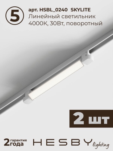 Комплект трековый Hesby Lighting Skylite №1 HSBL_kompl_S001_NL2W4K в Нижнем Новгороде фото 3