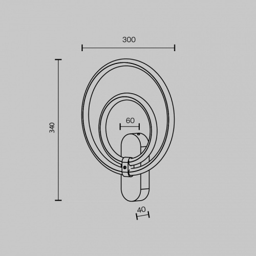 Бра Maytoni Link MOD357WL-L16BS3K в Нижнем Новгороде фото 4