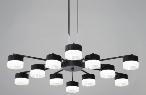 Подвесная люстра  19490-0.4-6+6 Black в Нижнем Новгороде