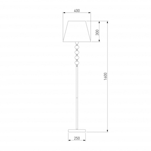 Торшер Eurosvet Rigel 01057/1 черный в Ермолино фото 6