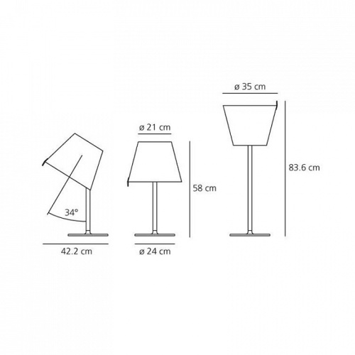 Настольная лампа декоративная Artemide  0315010A в Нижнем Новгороде фото 7