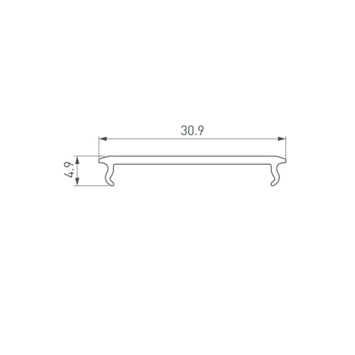 Экран SL-COMFORT-3551-2000 OPAL (Arlight, Пластик) в Ермолино