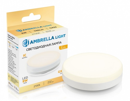 Лампа светодиодная Ambrella Light GX53 GX53 9Вт 2700K 530903 в Нижнем Новгороде фото 2
