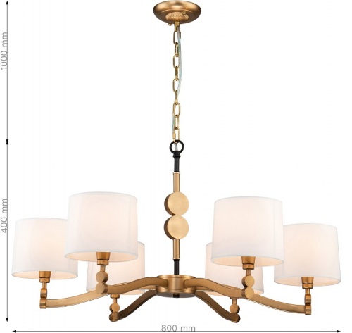 Подвесная люстра Favourite Roshe 2624-6P в Нижнем Новгороде фото 5