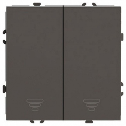 Выключатель самовозвратный двухклавишный без рамки Stekker Эмили 50367 в Нижнем Новгороде