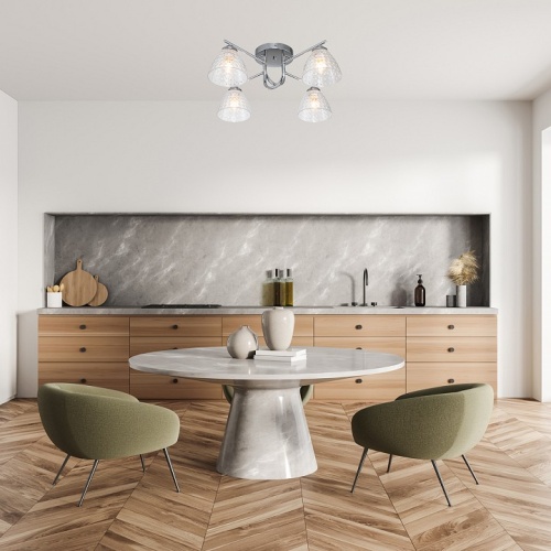 Потолочная люстра Escada Adonis 659/4PL Chrome в Нижнем Новгороде фото 4