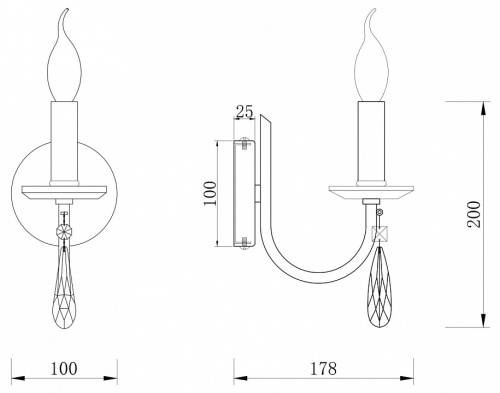 Бра Freya Forte FR1006WL-01N в Нижнем Новгороде фото 3
