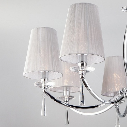 Подвесная люстра Eurosvet Valery 60079/8 хром в Нижнем Новгороде фото 3