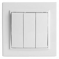 Выключатель трехклавишный Stekker Эрна 39922 в Нижнем Новгороде