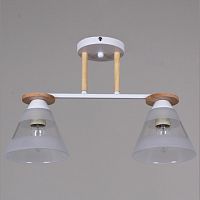 Светильник на штанге 01630-0.3-02 WH+WOOD в Нижнем Новгороде