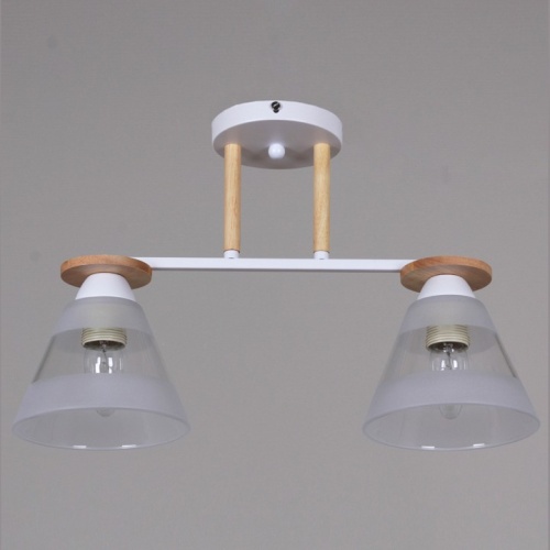 Светильник на штанге 01630-0.3-02 WH+WOOD в Нижнем Новгороде