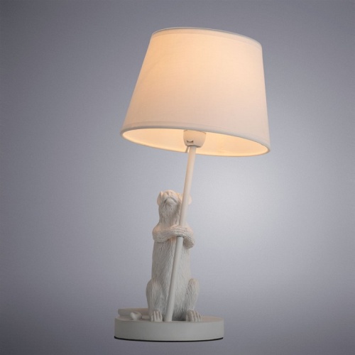 Настольная лампа декоративная Arte Lamp Gustav A4420LT-1WH в Слободском фото 2