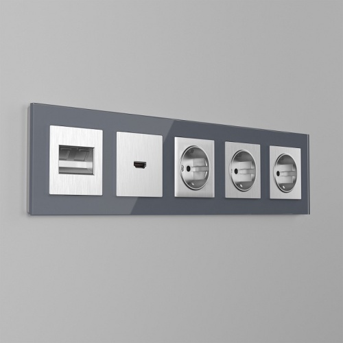 Рамка на 2 поста Werkel Favorit (серый) W0021115 в Нижнем Новгороде фото 2