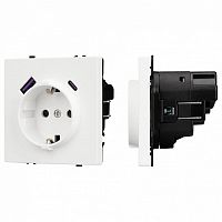 Розетка с заземлением и 2хUSB type A, без рамки Arlight SCT 054284 в Нижнем Новгороде