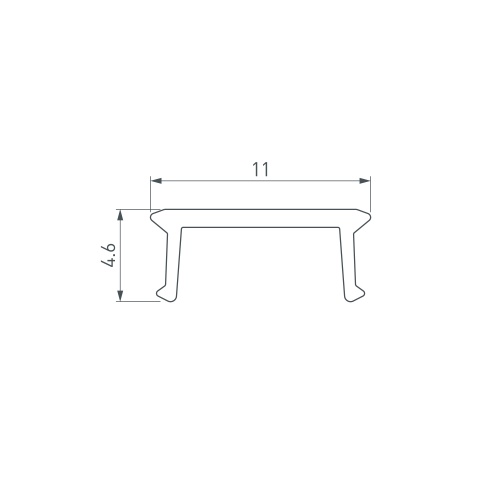 Экран COMFORT10-V-FANTOM-2000 OPAL (Arlight, Пластик) в Тамбове фото 2