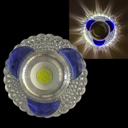 Встраиваемый светильник  42240-9.0-001PL MR16+LED3W CL/BL в Нижнем Новгороде