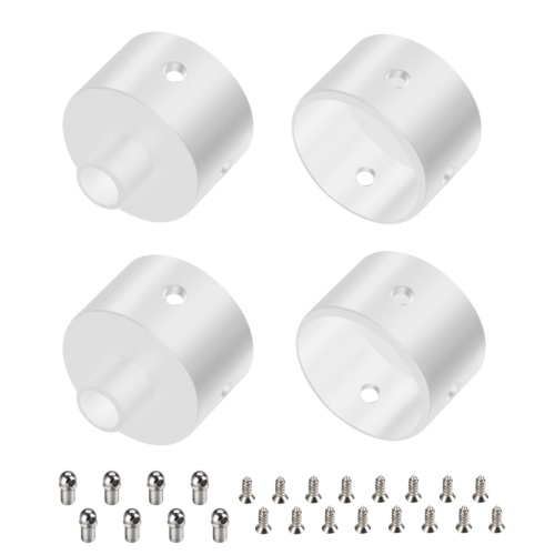 Заглушка WPH-FLEX-D22-360deg WHITE ALU с отверстием (Arlight, Металл) в Одинцово