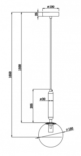 Подвесной светильник Freya Zelda FR5124PL-01BS в Нижнем Новгороде фото 3