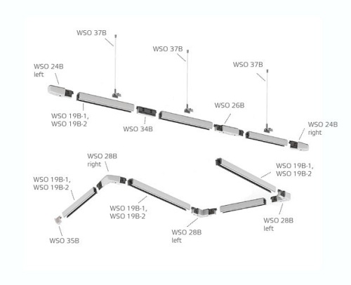 Соединитель гибкий для треков Italline WSO WSO 560 white в Соколе фото 2