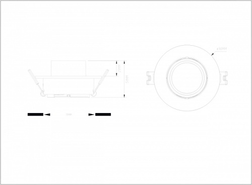 Встраиваемый светильник Denkirs Rond DK3120-WH в Нижнем Новгороде фото 7