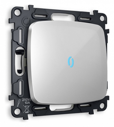 Выключатель одноклавишный с подсветкой без рамки Ambrella Volt OMEGA MO402020 в Нижнем Новгороде