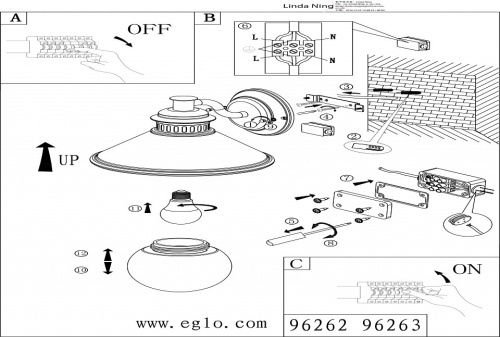 Светильник на штанге Eglo Albacete 96262 в Нижнем Новгороде фото 2