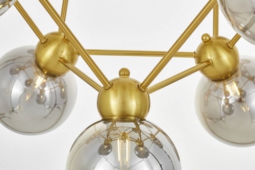 Подвесная люстра LUMINA DECO Zodiak LDP 160N-12 MD+GY в Нижнем Новгороде фото 2