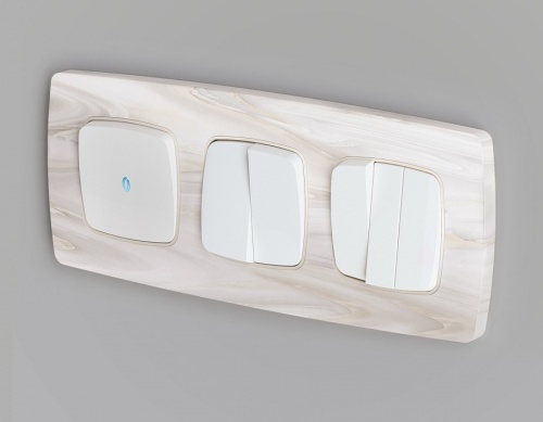 Клавиша для выключателя одноклавишного c подсветкой Ambrella Volt OMEGA OP1220 в Нижнем Новгороде фото 2