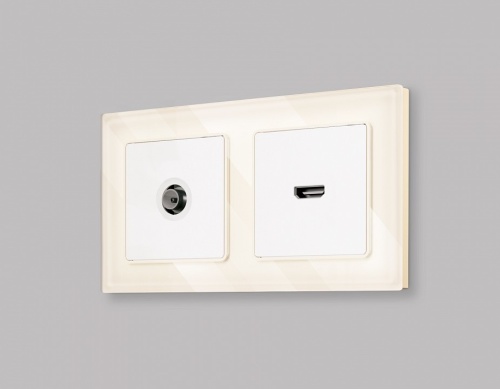 ТВ-розетка проходная без рамки Ambrella Volt ALFA MA133030 в Нижнем Новгороде фото 2