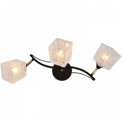 Люстра на штанге 01594-3.3-03B BK+FGD в Нижнем Новгороде фото 3