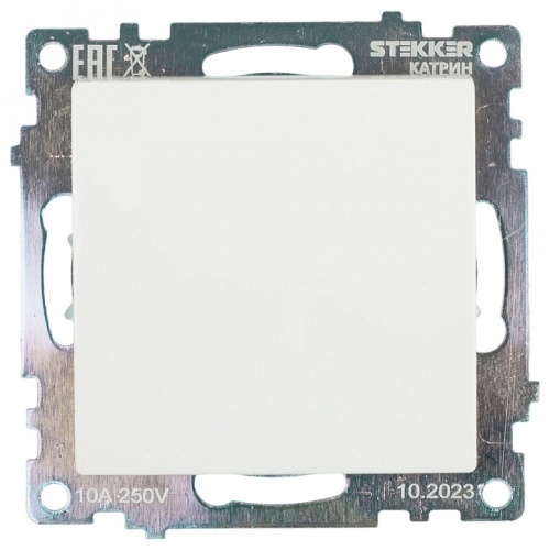 Переключатель одноклавишный без рамки Stekker Катрин 39572 в Нижнем Новгороде