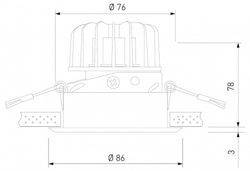 Встраиваемый светильник Elektrostandard Osti a062937 в Нижнем Новгороде фото 2