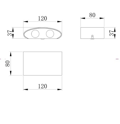 Накладной светильник Maytoni Strato O417WL-L4GR3K в Нижнем Новгороде фото 2