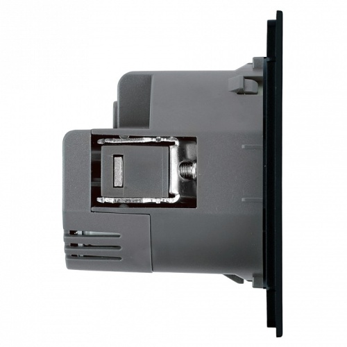 Розетка с заземлением и со шторкой и 2хUSB type A и C, без рамки Stekker Мия 50452 в Нижнем Новгороде фото 2