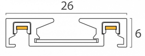 Трек накладной Italline KREATOR IT09-9020 black tube в Нижнем Новгороде фото 2