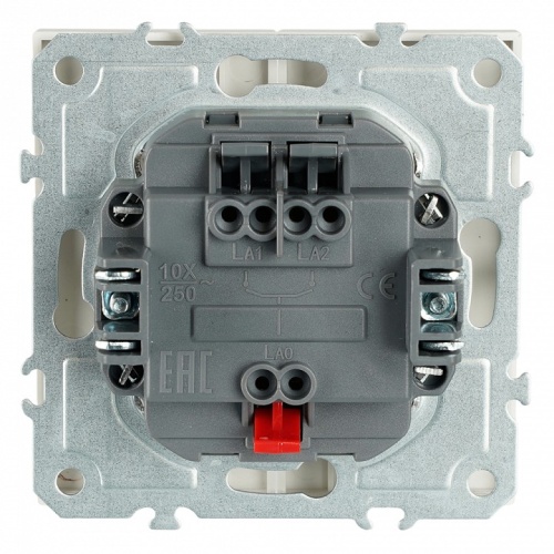 Выключатель двухклавишный без рамки Stekker Эмили 50231 в Нижнем Новгороде фото 5